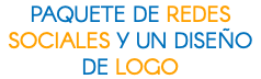 paquete de redes sociales y un diseño de logo 